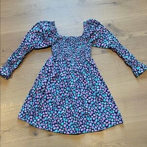 Lilly Pulitzer Kids Dress in Pink and Blue Floral